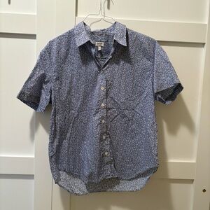 LIBERTY LONDON Vintage Short Sleeve Blouse